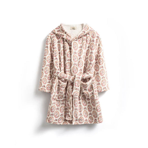 Pink kitty dressing gown
