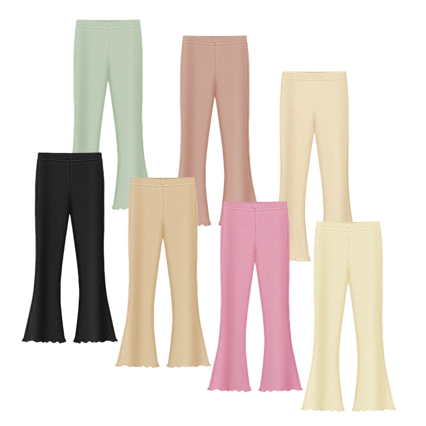 Ribbed flare leggings (STRICTLY ONE PAIR PER ORDER/CUSTOMER)
