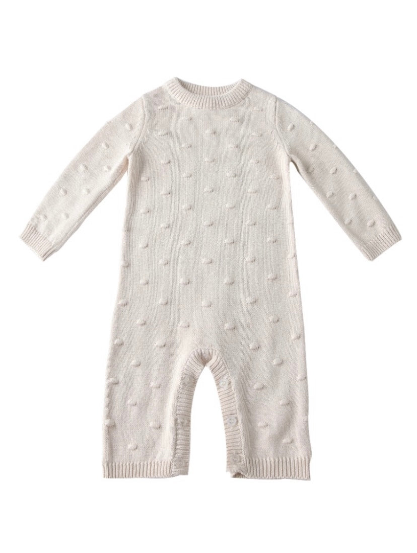 Dotty knit jumpsuit (strictly one free item per order)