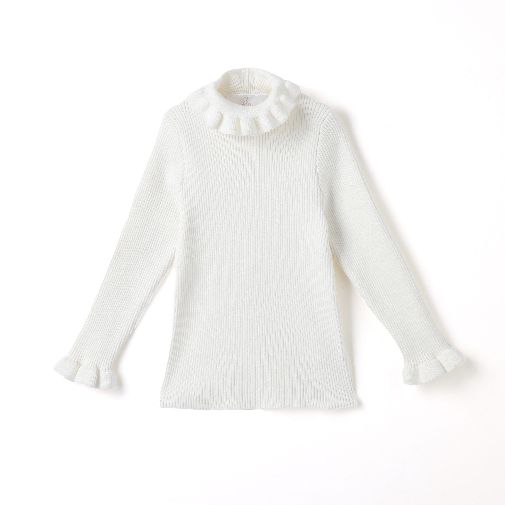 Frill neck knitted jumper (limited to one per customer)