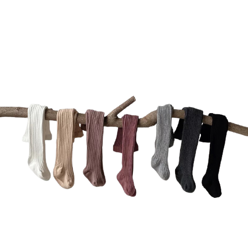 Ribbed tights
