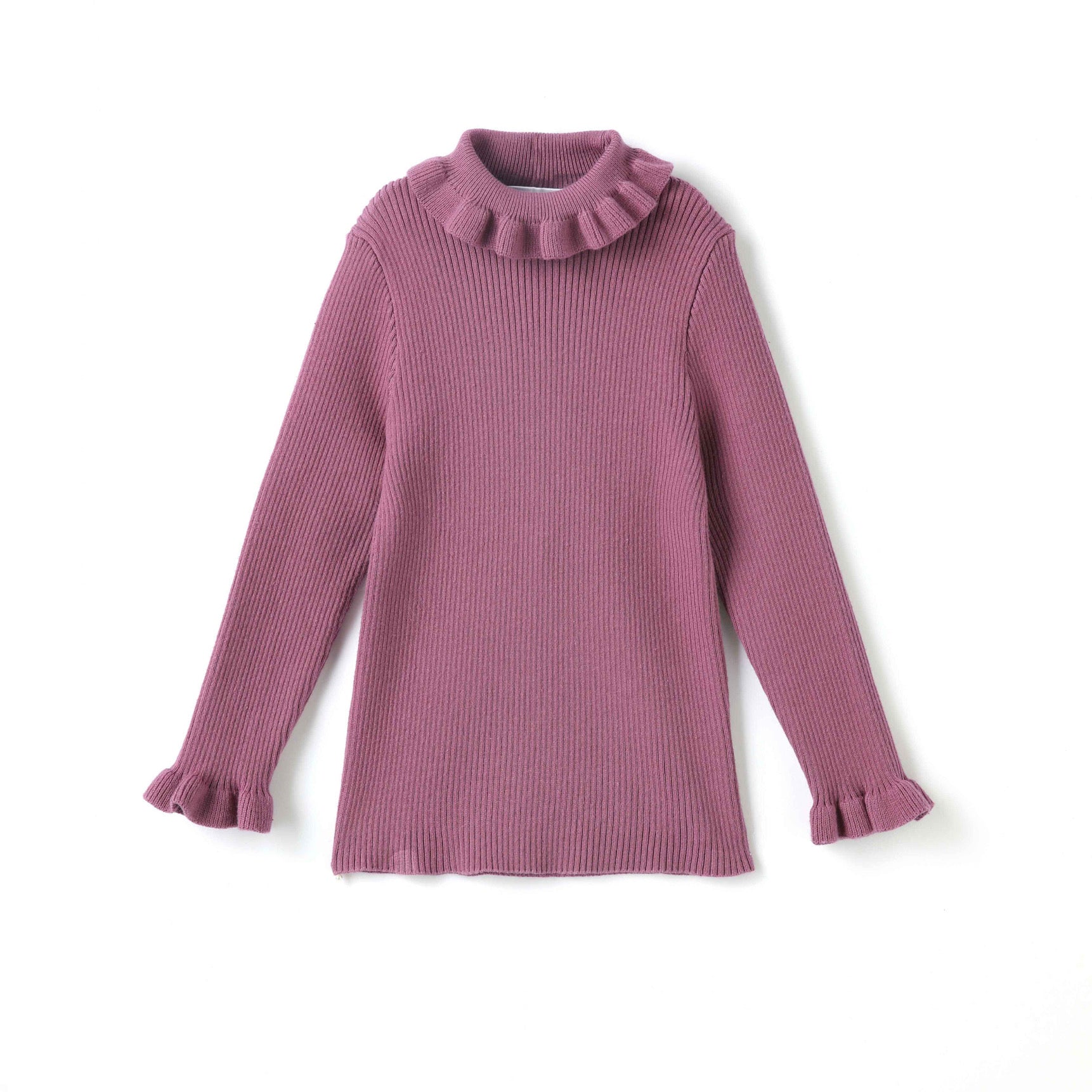Frill neck knitted jumper (limited to one per customer)